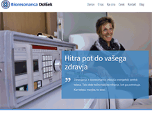 Tablet Screenshot of bioresonancadolsek.si